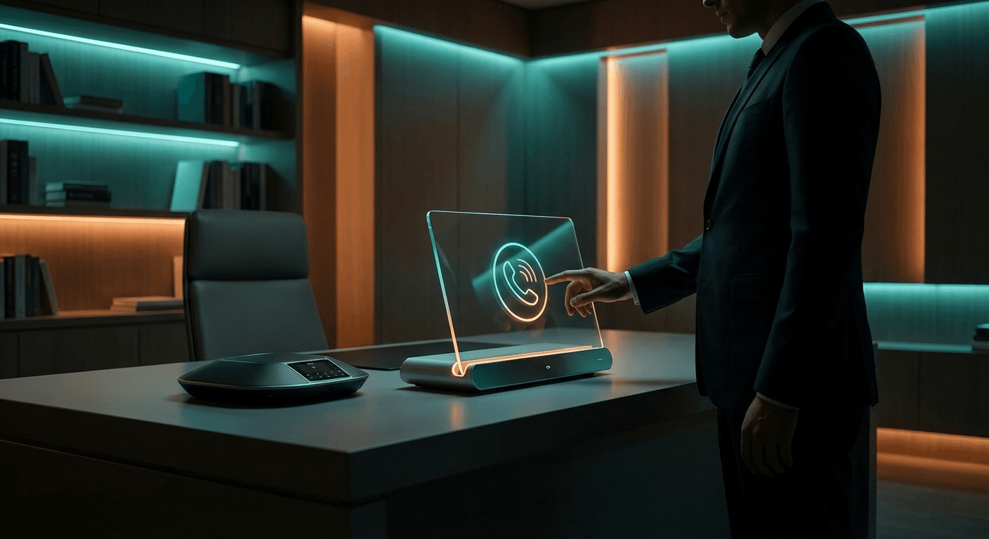 How Kova's AI voice system works — four-step process